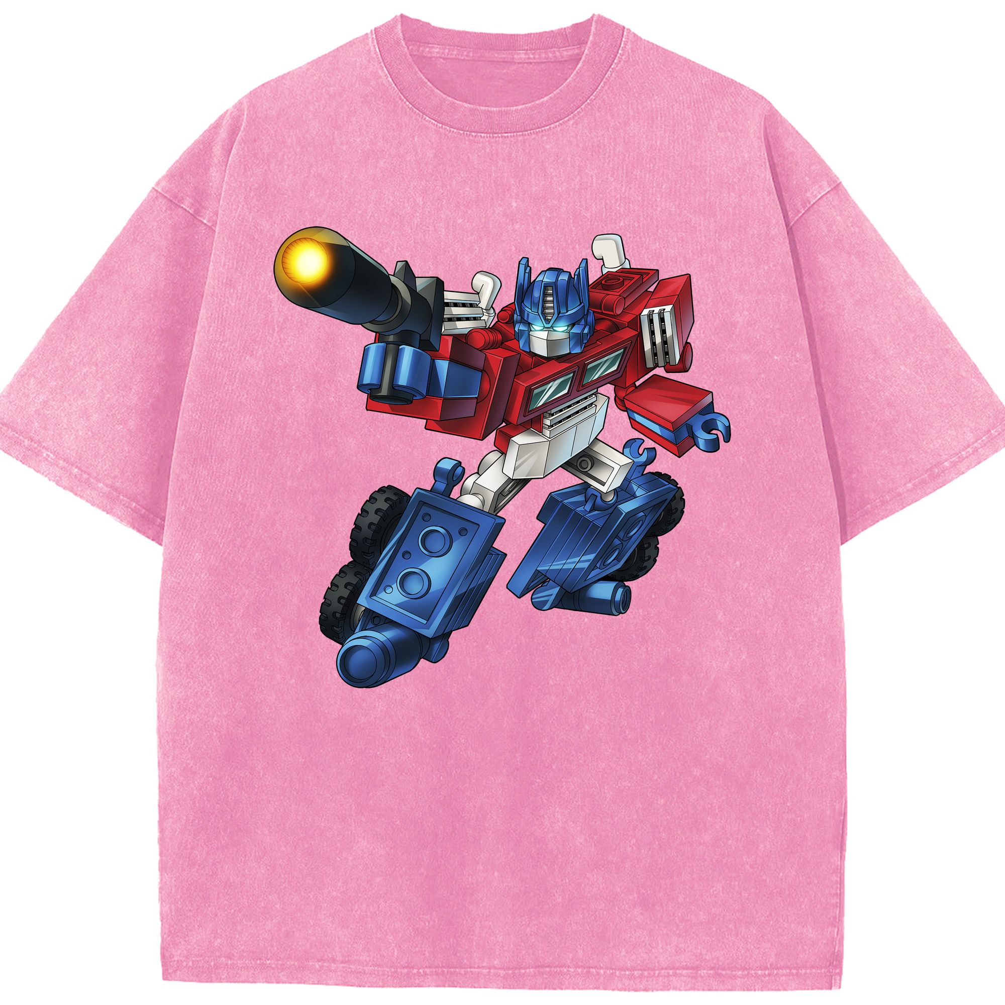 （画像用）  綿100% ヴィンテージ風 半袖Tシャツ（フロントプリント）